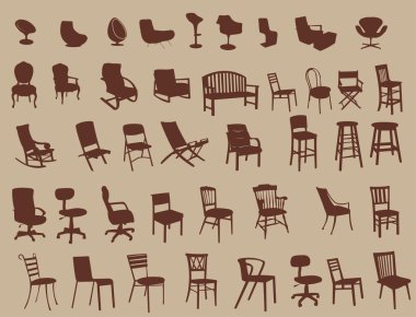 Chairs vector