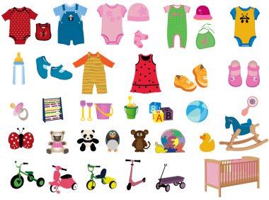 Baby fashion clipart