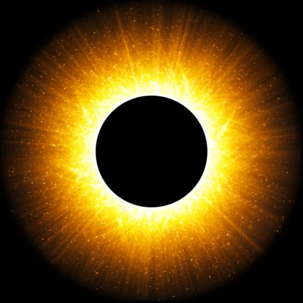 Eclipse abstracta — Fotografia de Stock