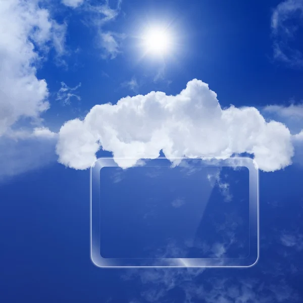 Felhőalapú számítástechnika — Stock Fotó