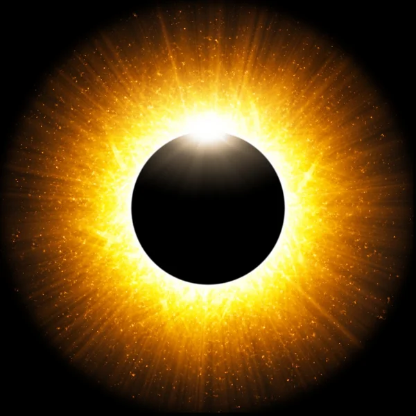Abstraktní eclipse — Stock fotografie