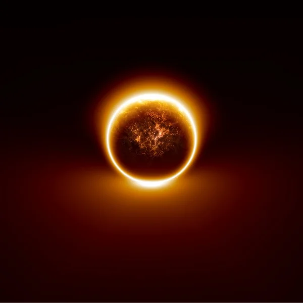 Vybuchující planetě — Stock fotografie