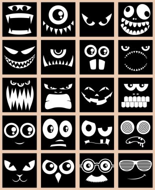 Avatars Black clipart