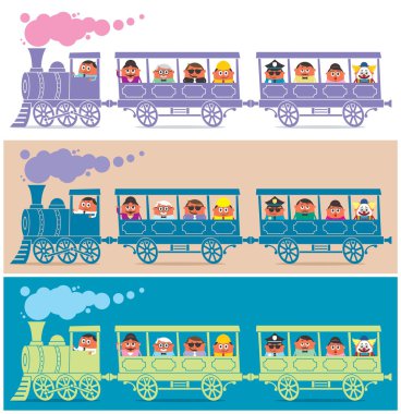 Steam Train Driver clipart