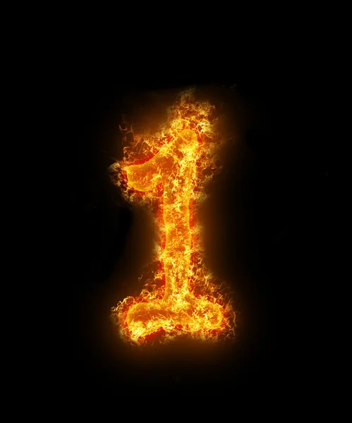 stock image Number of fire