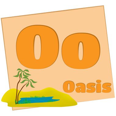 O-oasis/Colorful alphabet letters clipart