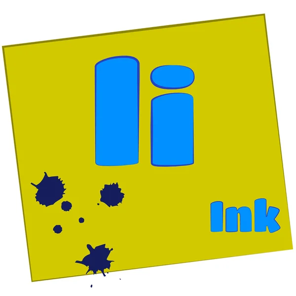 stock image I-ink/Colorful alphabet letters
