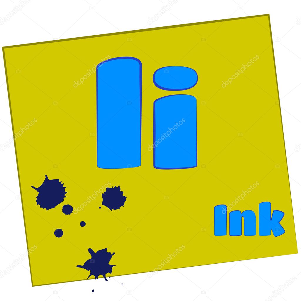 I-ink/Colorful alphabet letters