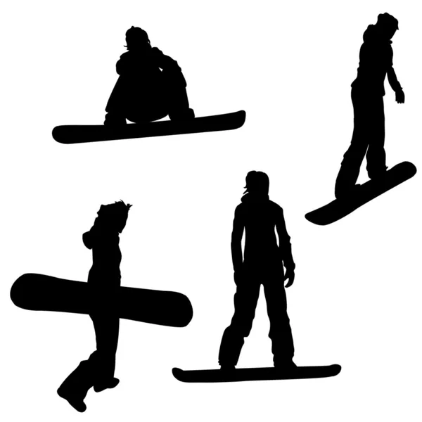 Snowboarding — Stockový vektor