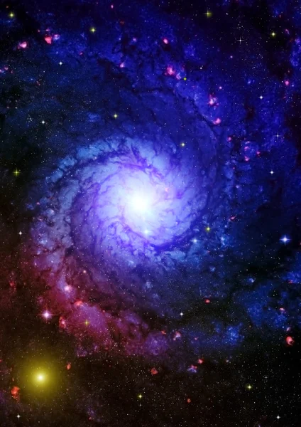 Weit entfernte Galaxie Stockbild