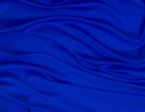 Tecido real azul abstrato — Fotografia de Stock