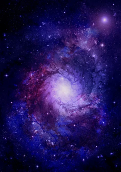 Estrellas del espacio y nebulosa —  Fotos de Stock