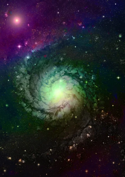 Galaxia espiral lejana — Foto de Stock