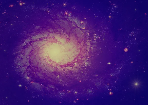 Daleko Galaktyki spiralne — Zdjęcie stockowe