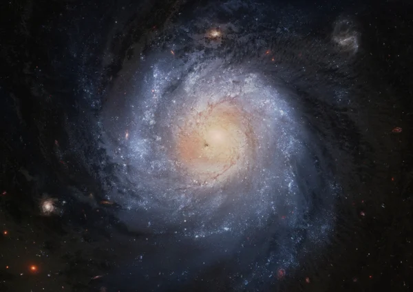 View of a spiral galaxy — Stock Photo, Image