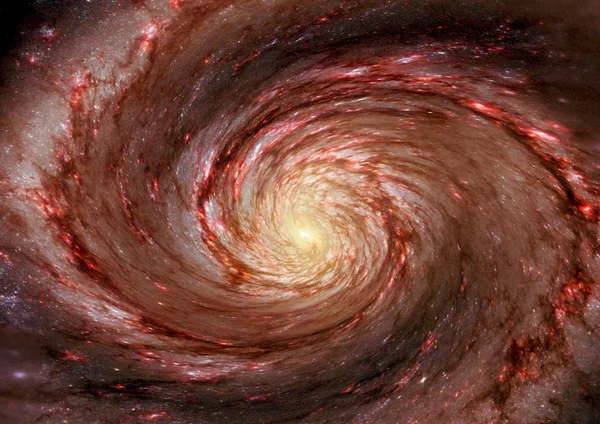 Galaksi spiral yang jauh — Stok Foto