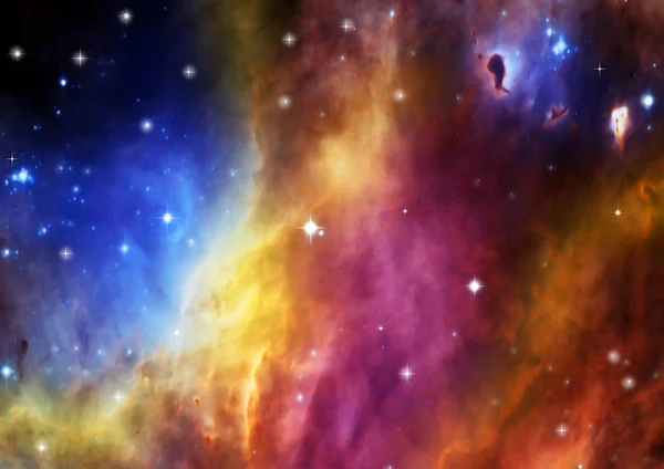 Space stjärnor och nebula — Stockfoto
