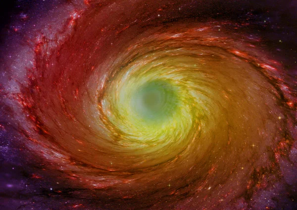 Far away spiral galaxy — Stock Photo, Image