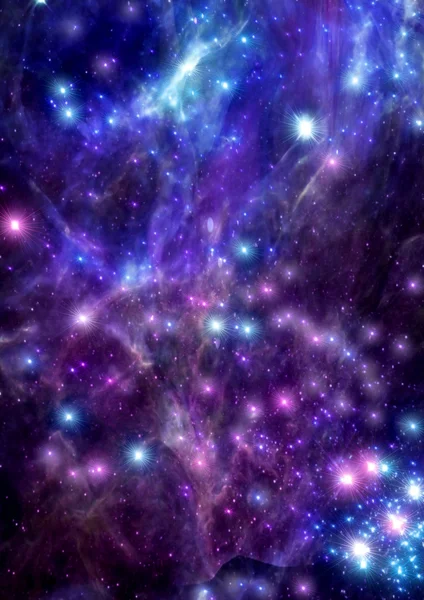 スパイラル ガス星雲を輝いています。 — ストック写真