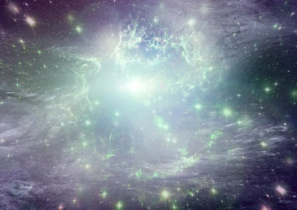 Sendo brilhante nebulosa de gás espiral — Fotografia de Stock