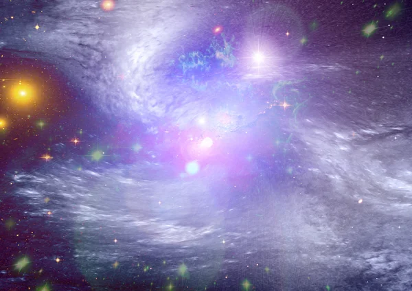 スパイラル ガス星雲を輝いています。 — ストック写真
