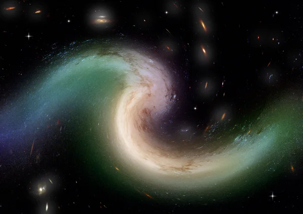 Estar brillante nebulosa de gas espiral —  Fotos de Stock