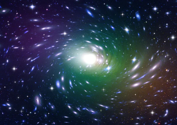 Estar brillante nebulosa de gas espiral — Foto de Stock