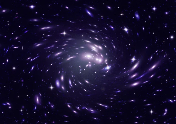 Distante galáxia — Fotografia de Stock