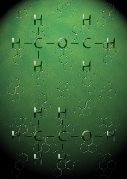 Hintergrund mit strukturchemischen Formeln — Stockfoto