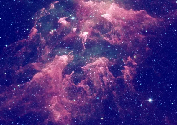 Estrelas espaciais e nebulosas — Fotografia de Stock