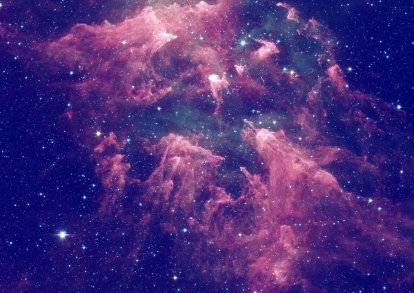 Космічні зірки і туманність — стокове фото