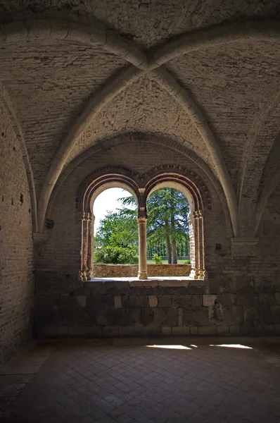 Toscana, abadía de San Galgano — Foto de Stock