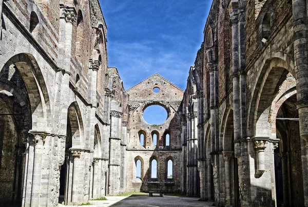 托斯卡纳，修道院的圣加尔加诺修道院 — 图库照片