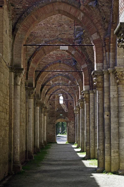 Toscana, abadía de San Galgano — Foto de Stock