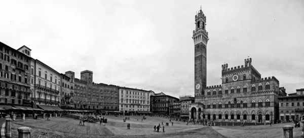 Tuscan, Siena, Piazza del Campo — стоковое фото