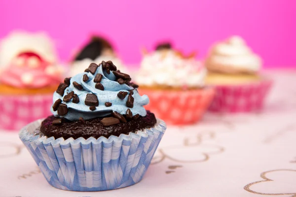 Cupcakes γενεθλίων — Φωτογραφία Αρχείου