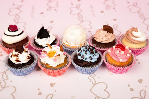 생일 컵 케이크 — 스톡 사진