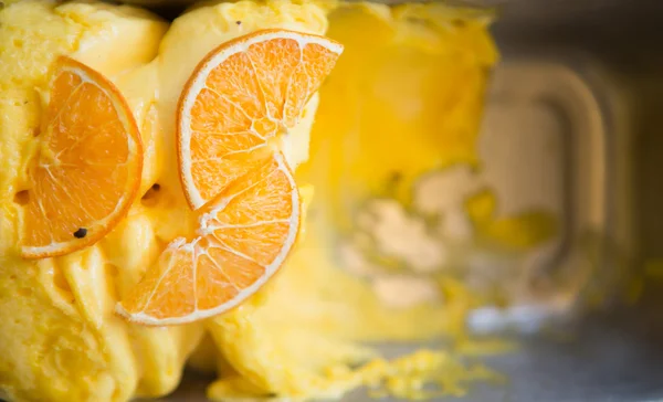 Sorvete laranja — Fotografia de Stock