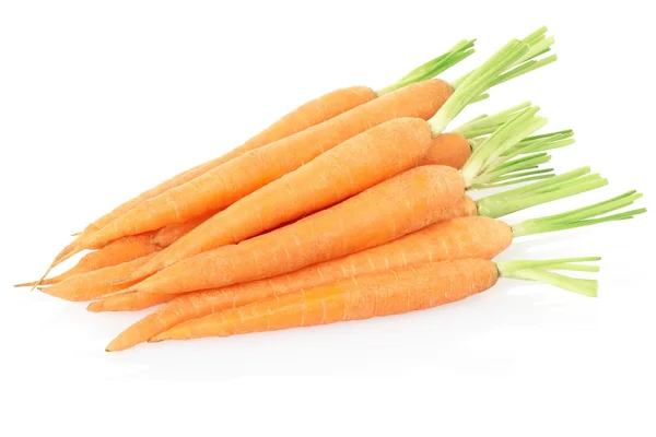 Carrots on white — Stock Photo, Image