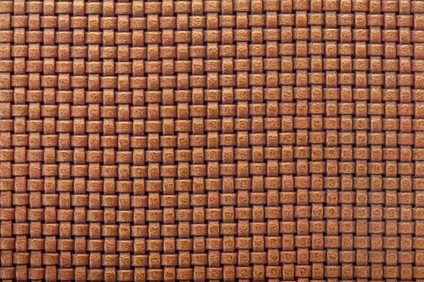 Leather background with interlaced design — Stock Photo, Image