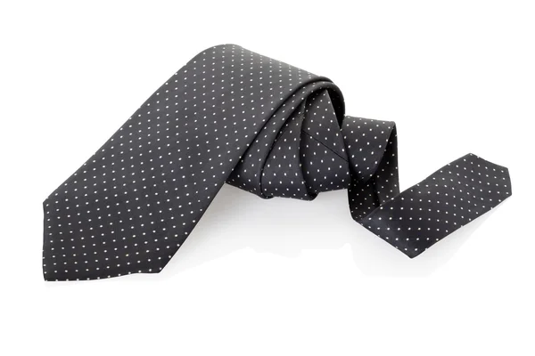 Elegante cravatta nera — Foto Stock