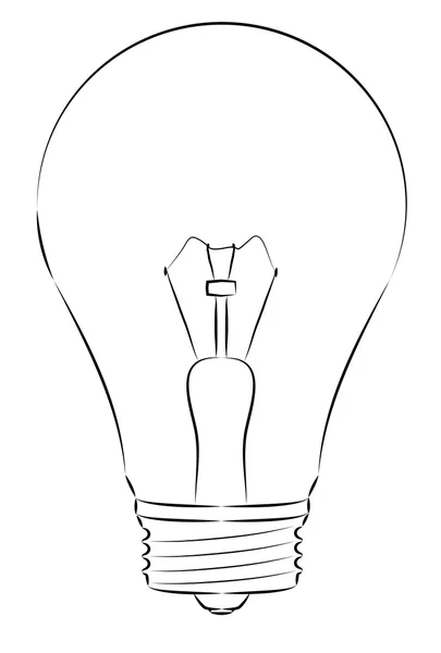 Электрическая лампа — стоковый вектор