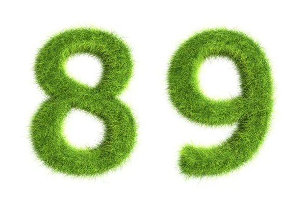 잔디 숫자 — 스톡 사진