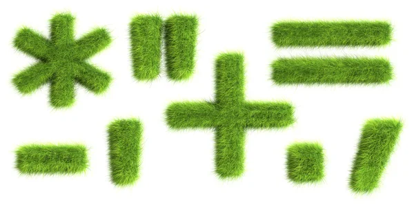 Symboles d'herbe — Photo