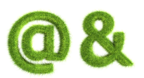 Grass symbols — Stock Photo, Image