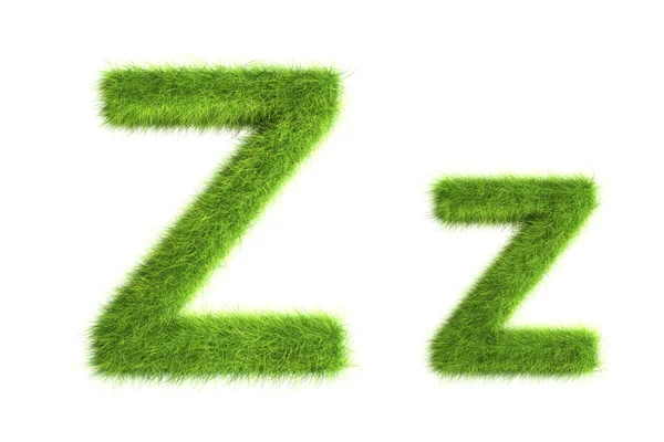 Grasbuchstaben — Stockfoto