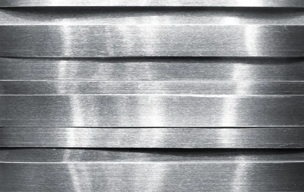 Glanzende metalen strips — Stockfoto