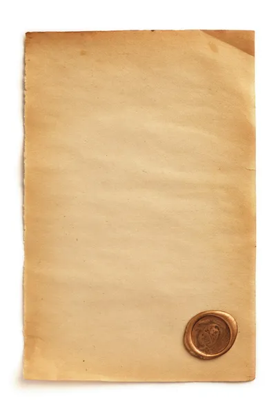 Old blank paper — Stock Photo, Image