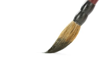 Brush with ink clipart