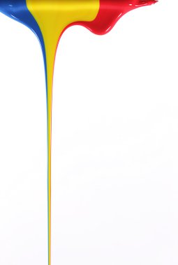 Pouring primary colors clipart